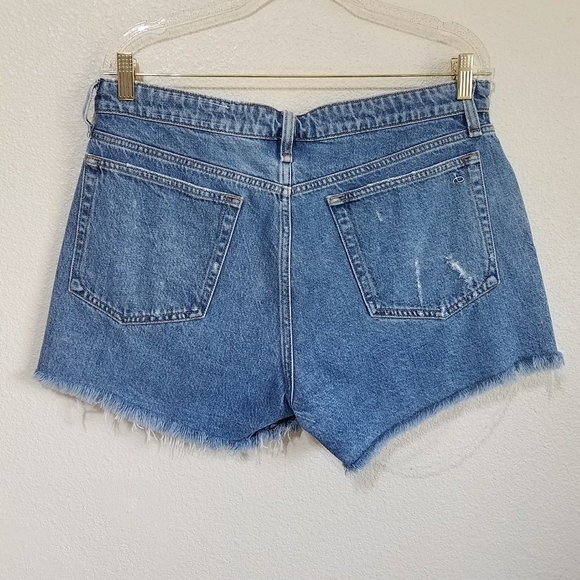Rag & Bone Dre Low-Rise Denim Shorts - Picture 2 of 10
